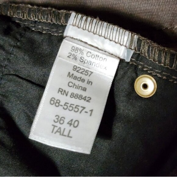 Liberty Blues Brown Corduroy Pants 36x37 - Picture 10 of 16